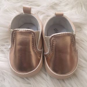 Little Me Sz 1 Rose Gold Shoes